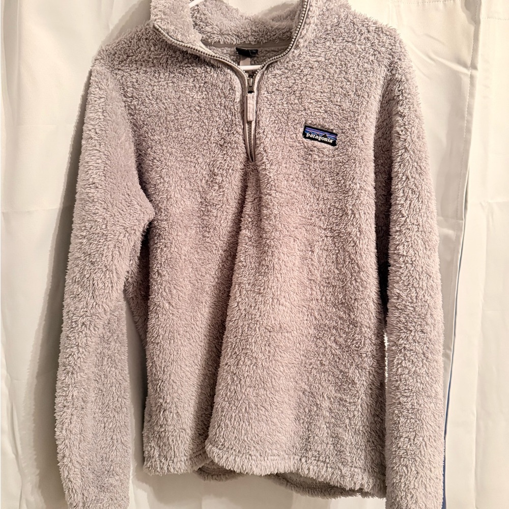 Patagonia Light Gray Fleece Jacket